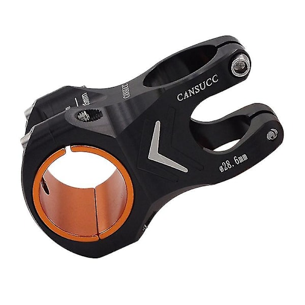 Sykkelstamme Fjellterrengsykkelstamme Ultralett Stamme 35mm/31.8mm Styrestamme Riser Svart black