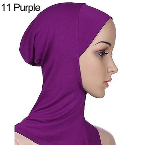 Muslimsk helhuva med full täckning för kvinnor Purple