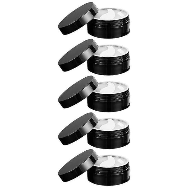 Ögonkrämsfodral Kompakt design för mask 5 st Premium svarta behållare
