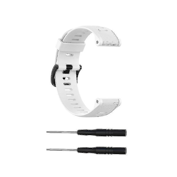 22mm erstatningsklokkestropp kompatibel med Garmin Forerunner 945 935 Fenix 6 Quatix 5 White