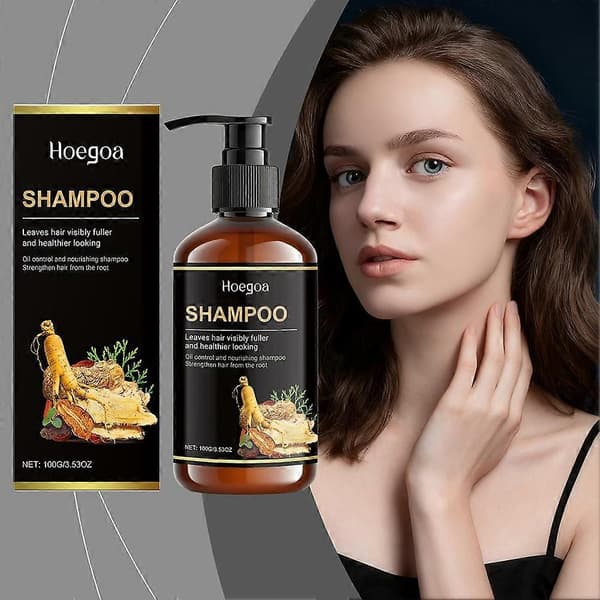 100 ml schampo mot håravfall - Gör håret synbart fylligare, stärker rötterna bäst Black 100ml