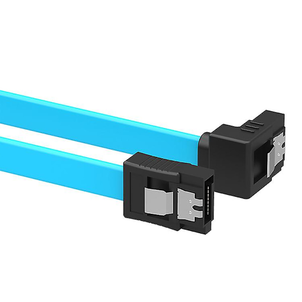 Sata-kabel Sata3.0 förlängningskabel Sata 3.0 Iii 6gbps 40/50/100cm Rak Vinkel Sata 3-kablar för Hdd Ssd 7pin Sata3-kablar