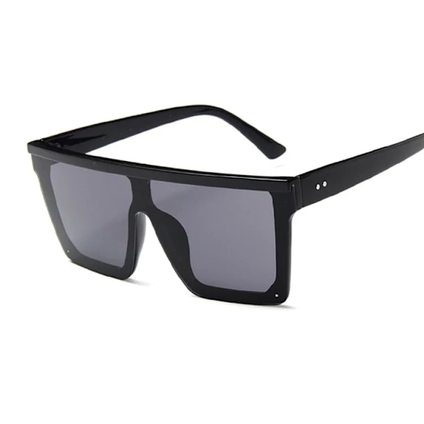 Retro mustat neliskanttiset aurinkolasit miehille, merkkisuunnittelija, ulkomuoti, aurinkolasit, klassiset vintage-miesten sävyt, ajo-lasit Gafas De Sol BlackGray