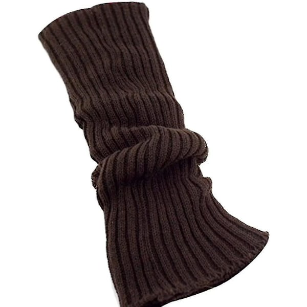 Women's Warmers Boot Cuffs Warmer Knit Leg Socks Solid Color Winter Heel Leg