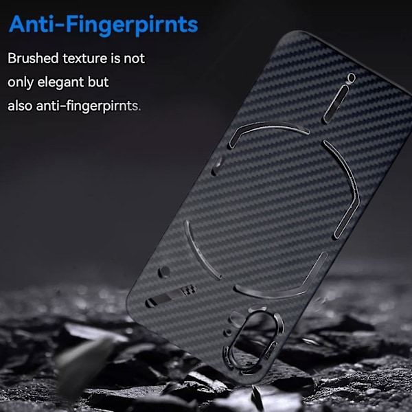 Luksus Ultra Slim Ægte Carbon Fiber Hard Cover Telefon Cover Til Nothing Phone 1