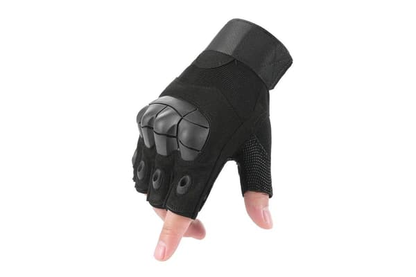 Halvfingerhandskar. Slitstarka, halkfria träningshandskar.