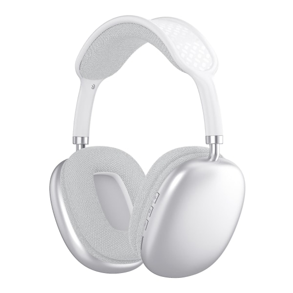 Hörlurar Trådlös brusreducerande musik Stereo Bluetooth -hörlurar White