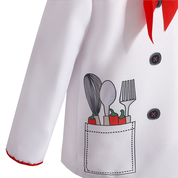 Barnkock rollspel Set Fedio Chef Dress Up Set för barn Kidss-xl - Jxlgv B2