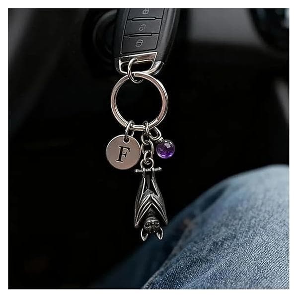 Encouraging Bat Keychain Thoughtful Handmade Inspirational Keychain Personalized Emotional Support Bat Gift