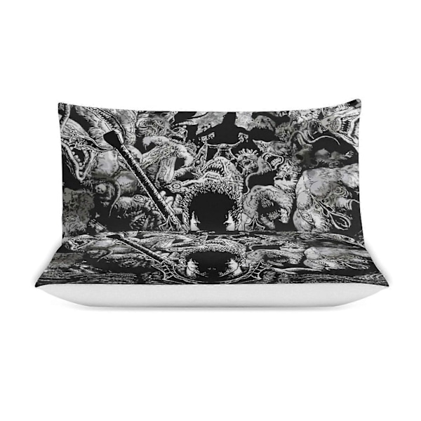 x318 Anime Berserk 3-delt Sengesæt Varmt Og Behageligt Blødt Dynebetræk Sengesæt med 1 Dynebetræk Og 2 Pudebetræk til Soveværelse b318 135x200cm 53x78in