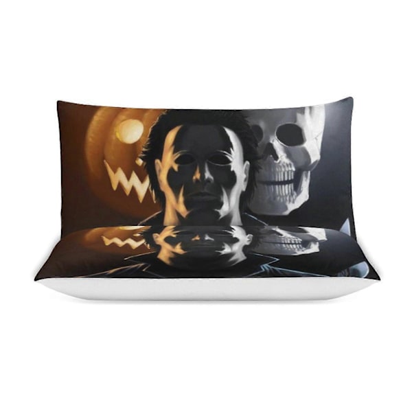 Michael Myers Halloween 3 Delars Sängklädesset Andningsbart Påslakan med 2 Örngott Mjukt Sängklädesset för Alla Årstider hn17 240x260cm 94x102in