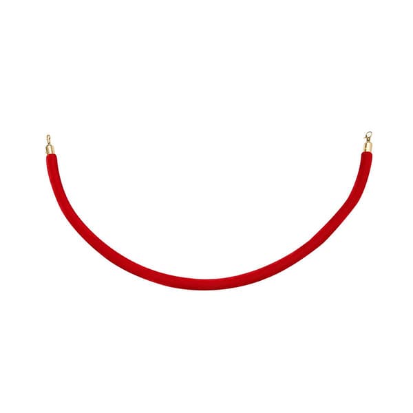 Bröllopsdekorationskontroll Lint Rope Crowd Control Barriers Queue Rope Red Rope Barrier Red Carpet Ropes