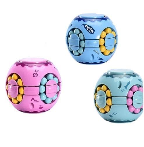 Fidget-lelu palapallokuutio Pop It Cube 3kpl Fäger Ljusblå
