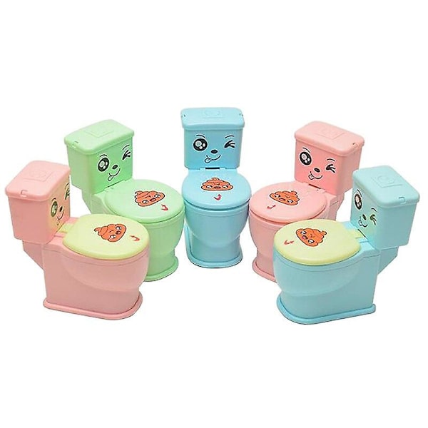 Uusi mielenkiintoinen kakkasuihke pila prank Cary Mini Sprinkler WC-suihkupistooli Simulaatio WC-pila Taidolla pelit