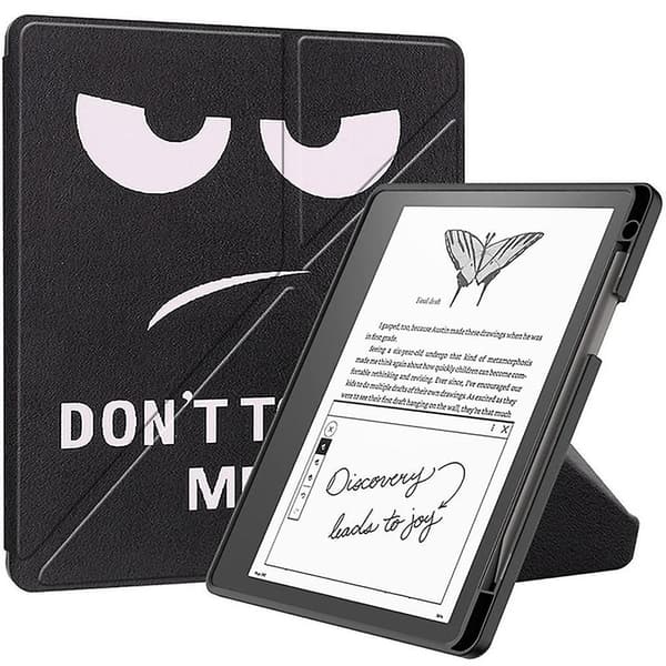 Cover til Kindle Scribe 2022 10,2 tommer, foldbart stativ, blødt PU-læder Me