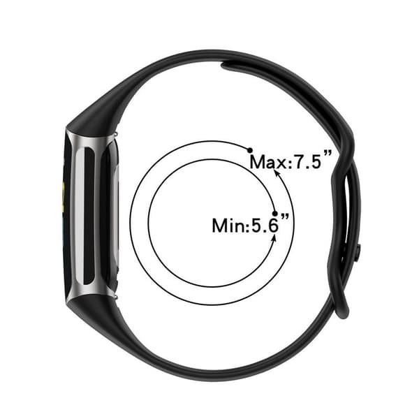 Replacement Strap Compatible for Fitbit Charge 5 TPU Soft Watch Band for Smart Watch