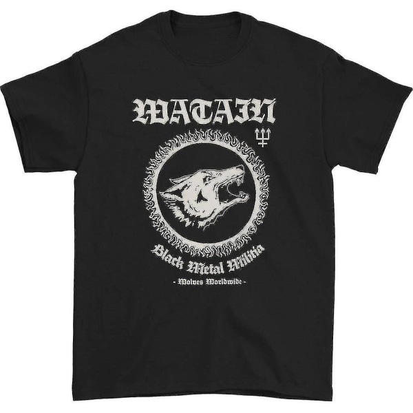 Watain Black Metal Militia T-paita Vaatteet Picture Color M
