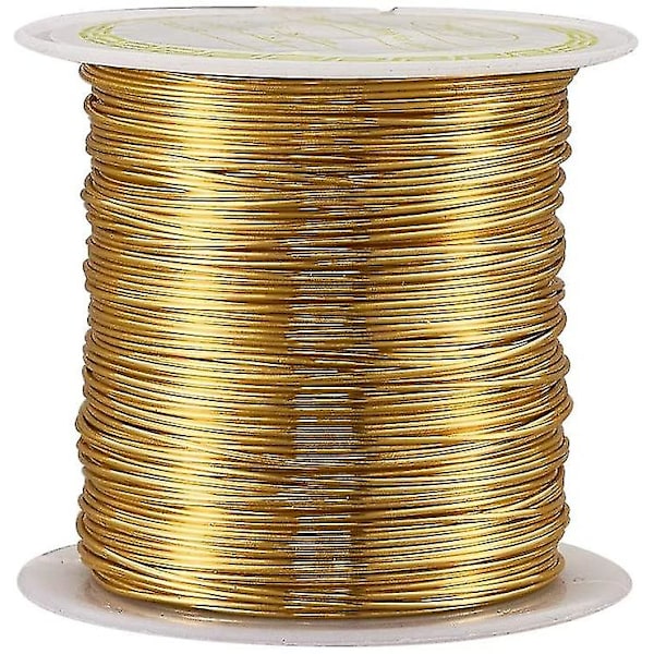 8m kullattu kuparilankavahto - 0,8mm metallilanka korujen valmistukseen ja DIY-askarteluun