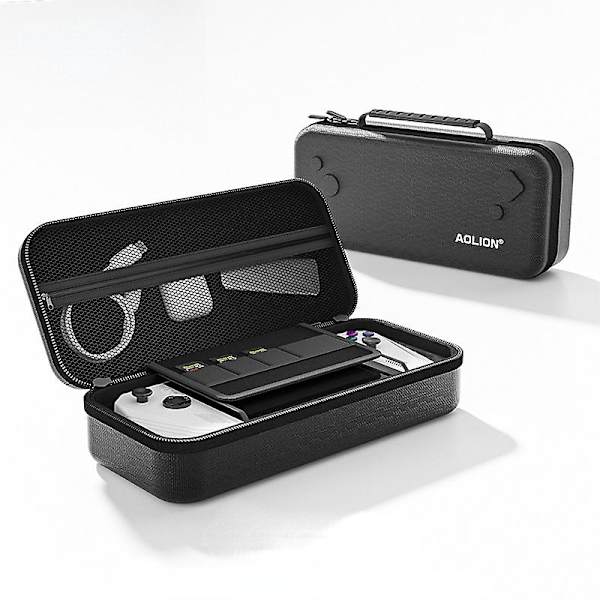 Bärväska för Rog Ally, Eva Hard Case Kompatibel Asus Rog Ally Gaming Handheld 7 Tum 2023 Och Tillbehör Black