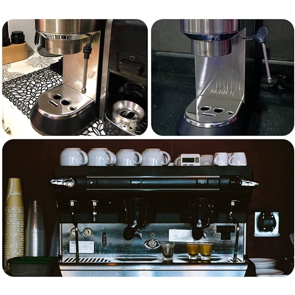 Ångstav för Delonghi Ec680/ec685, Rancilio kaffemaskin, uppgradering med ytterligare 3 håls spets St. Silver