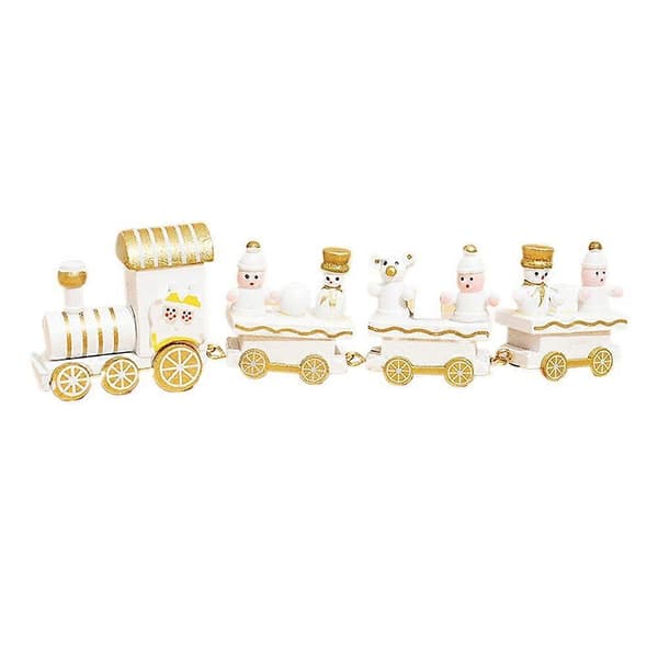 Mini togsæt til julefrokost jule H tog OT ornamenter P7J6 white 1set