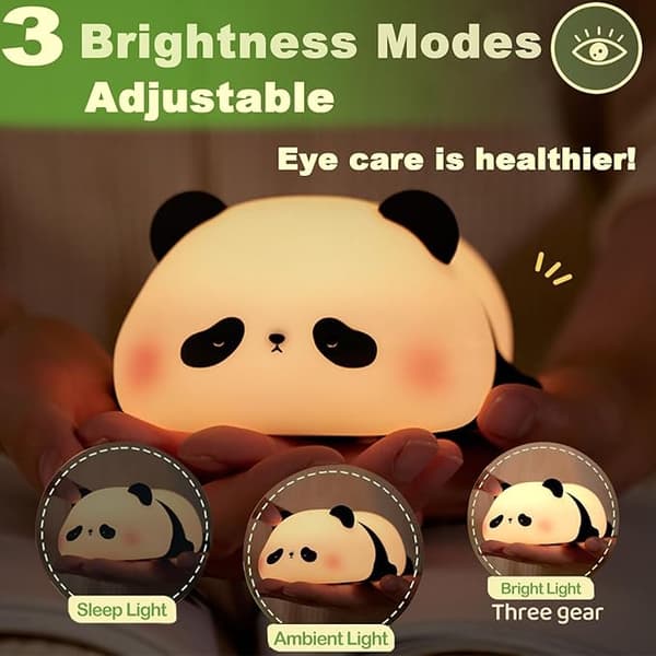 MY DREAM Söt Panda Nattlampa
