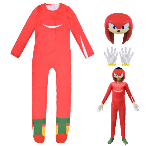 2023 Sonic Børnefestival Fest Karakter Cosplay Udklædning Heldragt Stramt Kostume 140cm