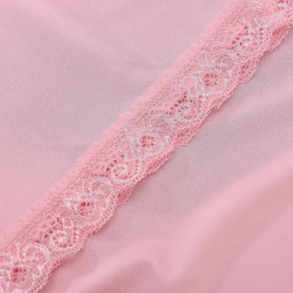 Elastisk midje halv underskjørt skjørt dame krinoline Pink