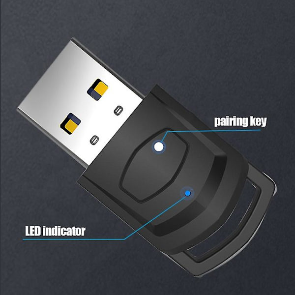 Bluetooth Audio Transmitter til Ps5 / Ps4 / Pc