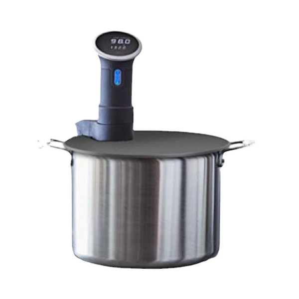 Sous Vide-lock för precisionsmatlagning 11-tums gryta Behåll fukt och smak med en Sous Vide-precisionskokare Gray  Black