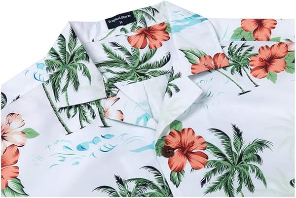 Hawaiiskjorter for menn, korte ermer
