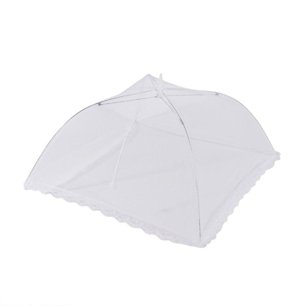Hopfällbart matnätlock flugmygg Anti Mosquito Pop-up matlock paraplymåltid grönsaksfrukt andningsbart lock kökstillbehör 18inch  48cm