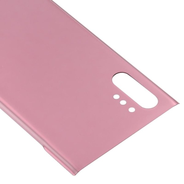 Samsung Galaxy Note 10 Plus 4G N975 -lasinen akun kotelo liima-tarralla - Pinkki