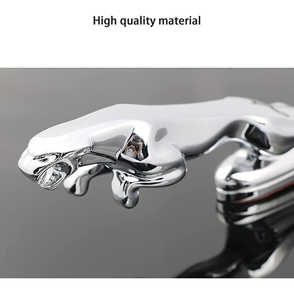Jaguariin 3d-emblemille autoon etuajoneuvon konepellin koriste autokansi kromi kotkan merkki auton lisävarusteet