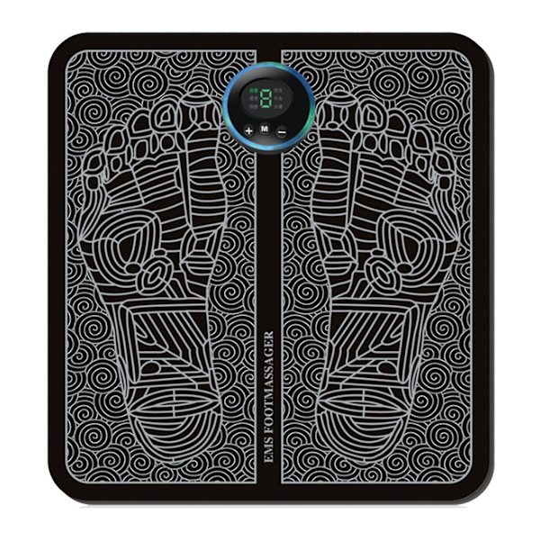 Ny elektrisk EMS fotmassageapparat benomformningsplatta fotmuskelstimulatormatta USA-kit