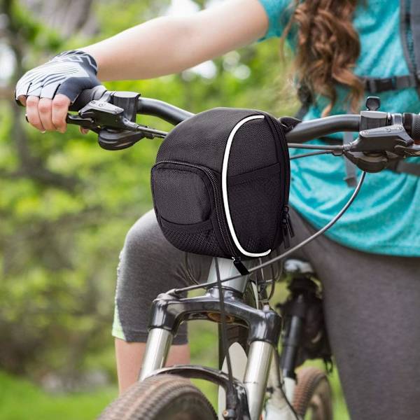 Cykel Styrtaske Cykling Forreste Rammerør Holder Pung Montering Vandtæt Multifunktionel Stor Kapacitet Hurtig Udløsning