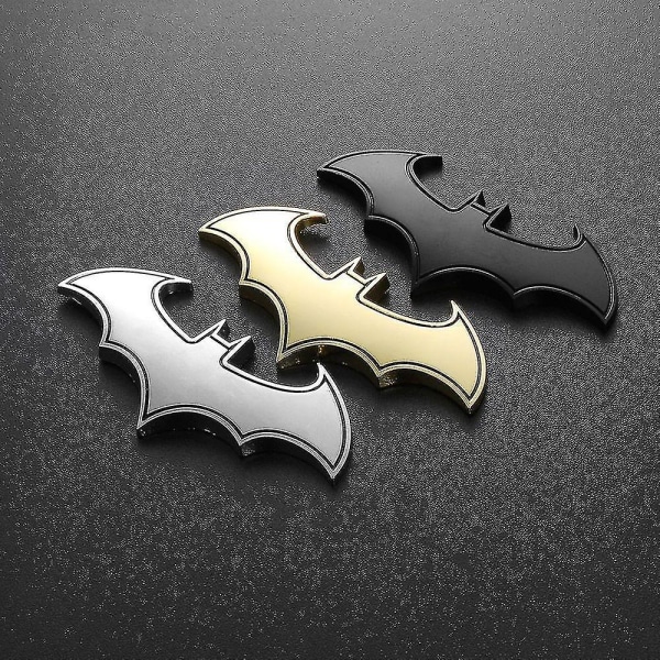 Cool 3d Metal Bat Auto Logo Bil Sticker Metal Badge Emblem Hale Decal