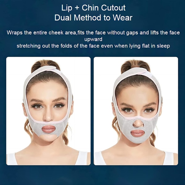 Beauty Face Sculpting Sleep Mask, Genanvendelige V Line Shaping Masker, V Line Lifting Mask Ansigtsslankende strop - Double Chin Reducer 1Pcs