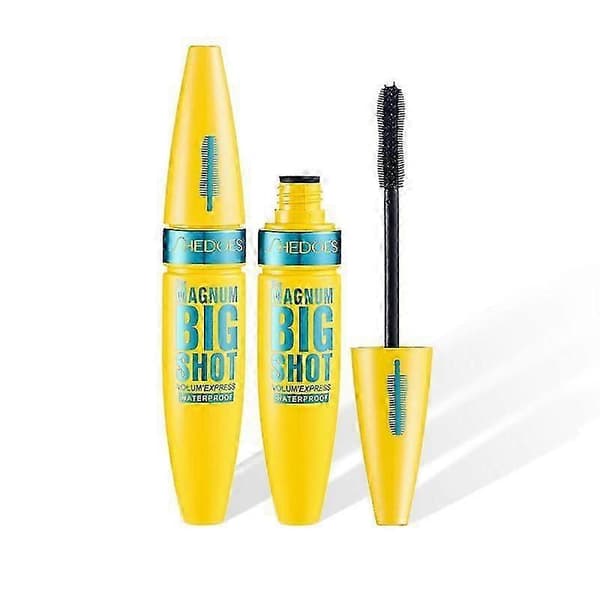 Sort Vandfast Mascara 9,5 ml, Hverdags Øjenvippemakeup til Daglig og Festlige Anledninger Pink