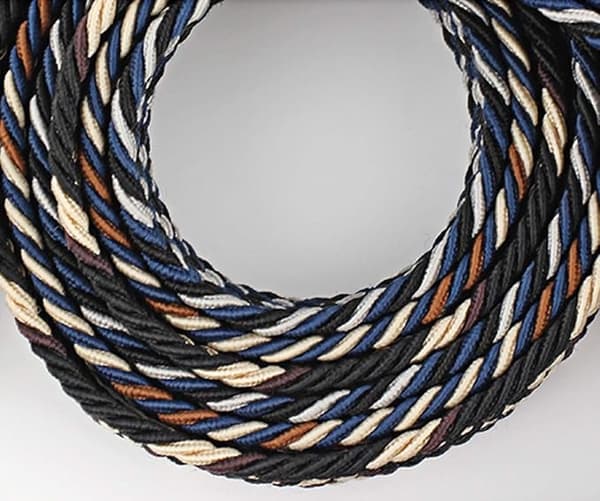 Dame- og herremode miljøvenlige afslappede lærredsbælter - Multi Color Style