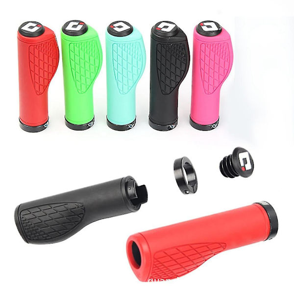 ODI Sykkelgrep Sykkelstyre Deksel Støtsikker Anti- Racing Sykkelgrep Ergonomisk Sykkelstyre, B Pink