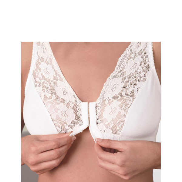 | Damer | Bomullsblonder Frontlukking Magic BH White 24