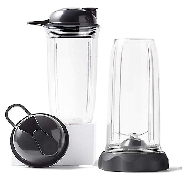 2 kpl. Käännettävä, mehustimen varaosakannet NB1000W 1200W:lle, Sip & Seal -kannet NB1000W 1200W -sekoittimelle Black