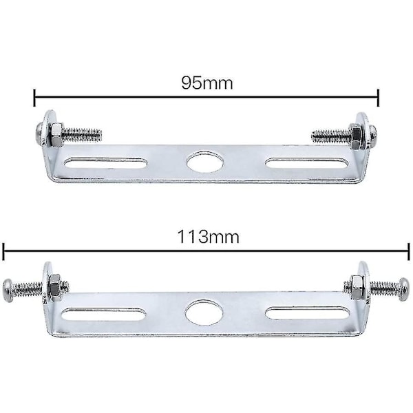 4 stk. Taklampefeste Brakett 90mm Pendellampe Tilbehør Taklysestake Taklampe Baseplate Taklampeplater Plate H