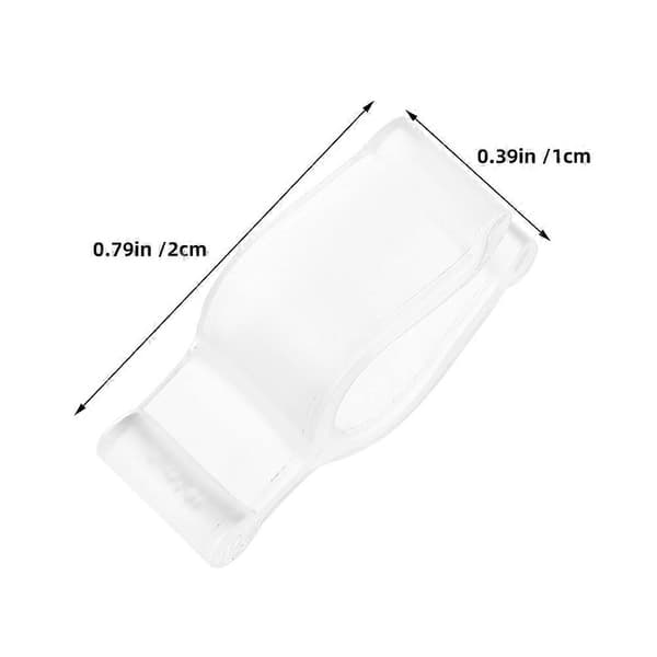 Transparent kosmetisk flaskpump låsspänne för läckagesäker användning 60 st set