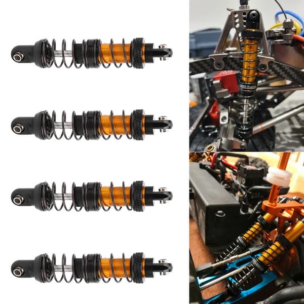 Olietrykdæmper til støddæmper, passer til Tamiya CC01 RC-bilmodel tilbehør 70 mm