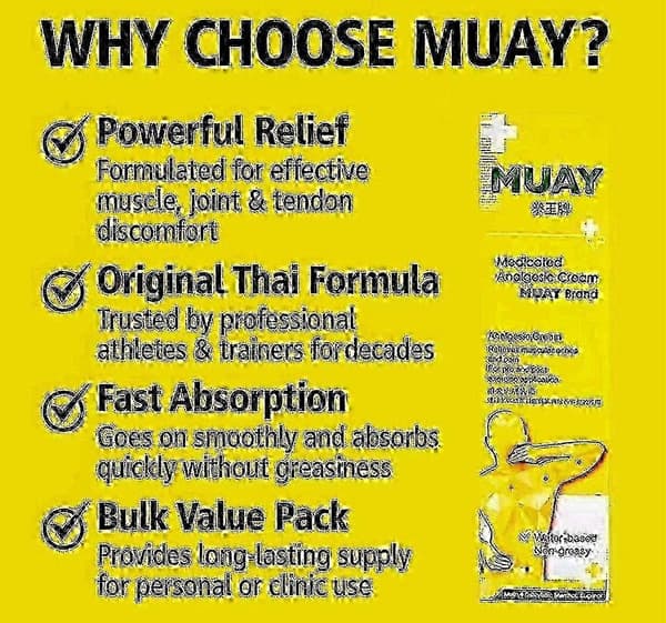 Særtilbud: 5x 100g Thai Muay Bokse Massagecreme til Afslapning 1PC