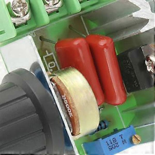 AC 220V 2000W 25A AC Motorhastighetsregulator Spenningsregulator LED-dimmer
