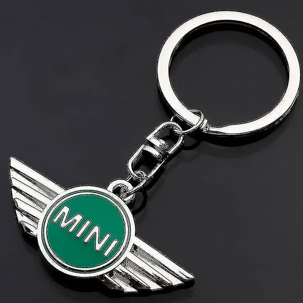 Lang Kæde Metal Nøglering Bil Logo Nøglering Til Mini Cooper Greem