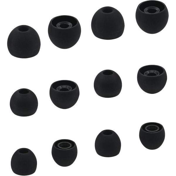 Öronproppar för Sony In Ear-hörlurar, (s/m/l) 6 par silikonersättningsöronsnäckor, passar för Sony Mdr Xba-serien In Ear-headset Mdr Xb50ap Xba H1